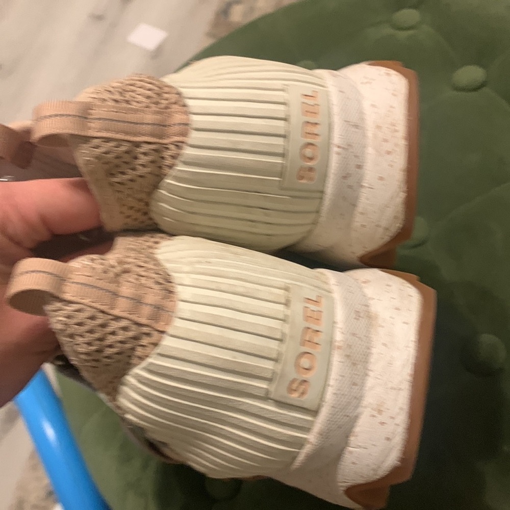 Sorel 'Kinetic Sneak' Sneakers 9.5  pink beige - Picture 6 of 8